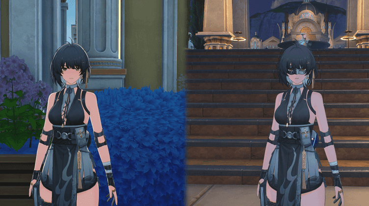 仮面の着用と解除