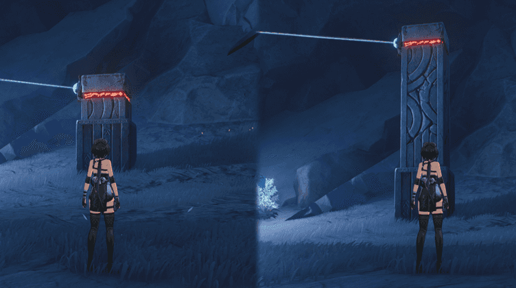 Defekter Steinaufzug