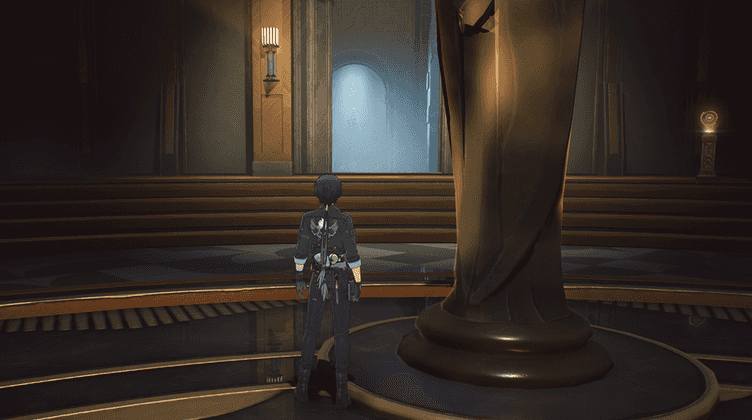 หมากสีดำและประตู