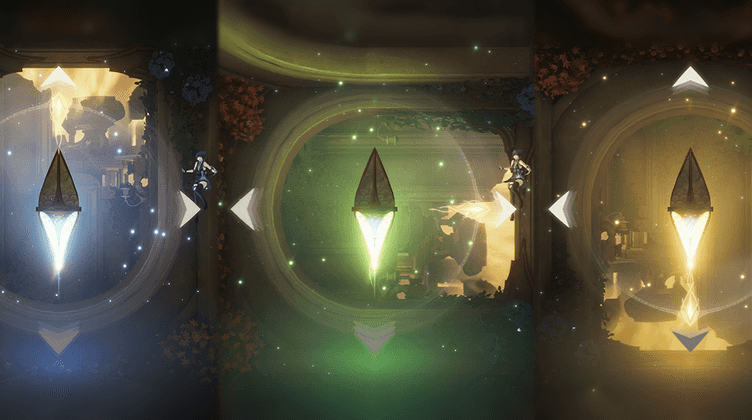 Farben des Schwerkraft-Kalibrators