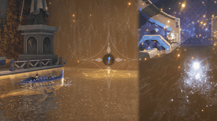 逆流して滝登り