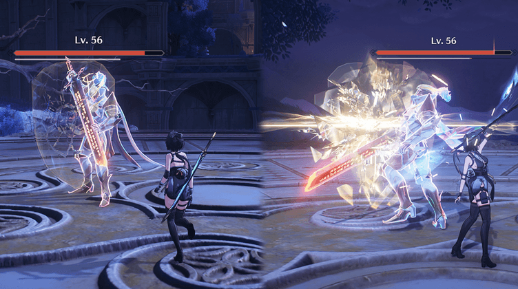 뒤에서 공격하기