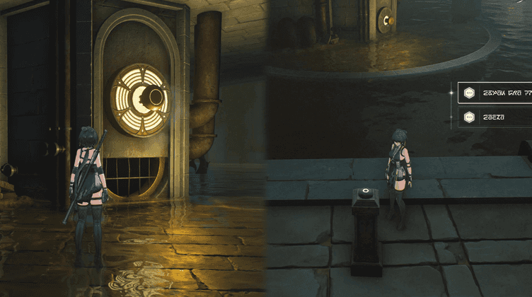 회전 기둥 배수구