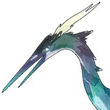 Nightmare: Cyan-Feathered Heron