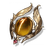 猫眼石胸针